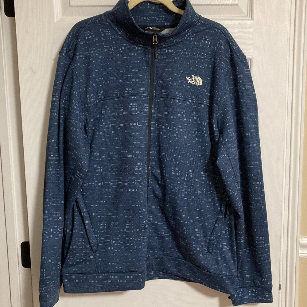 North Face Men's Cinder Full Zip Mockneck Jacket Size XL Lightweight Pockets